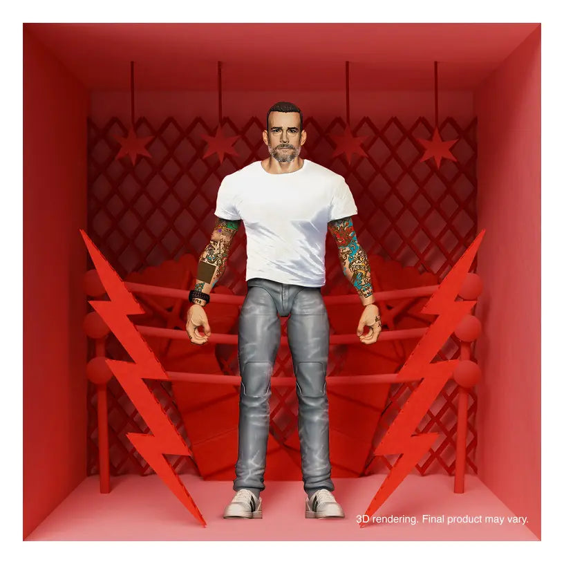 Cm Punk Returns - Wwe Elite Mattel Creation Exclusive Figure