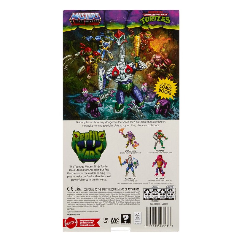 Mekanek - Motu X Tmnt Origins Turtles Of Grayskull Wave 5