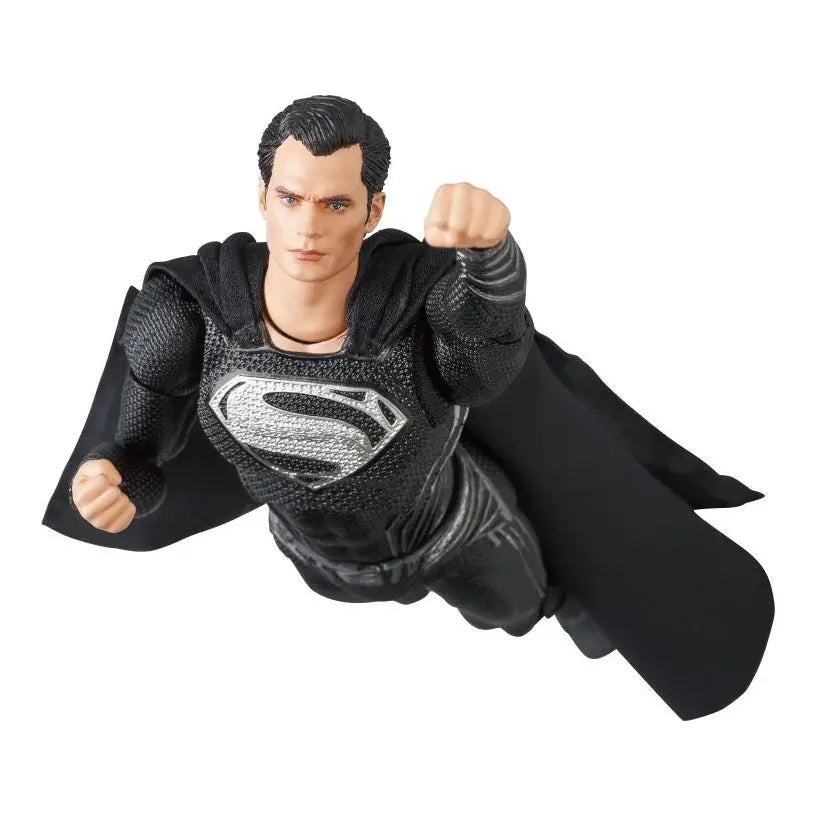 Zack Snyder'S Justice League Mafex No.174 Superman (Black Suit) Action Figure