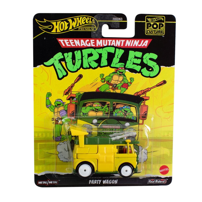 TMNT Party Wagon Premium Hot Wheels Collectible