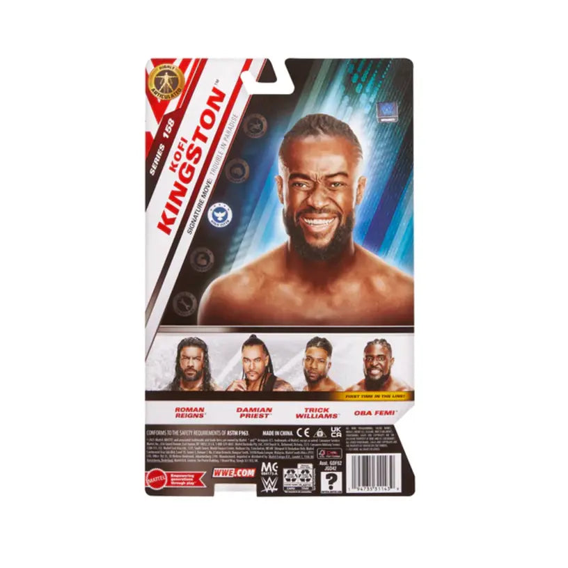 Kofi Kingston - Wwe Basic Series 158 Action Figure