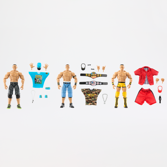 John Cena 3 Pack - Wwe Elite Collection