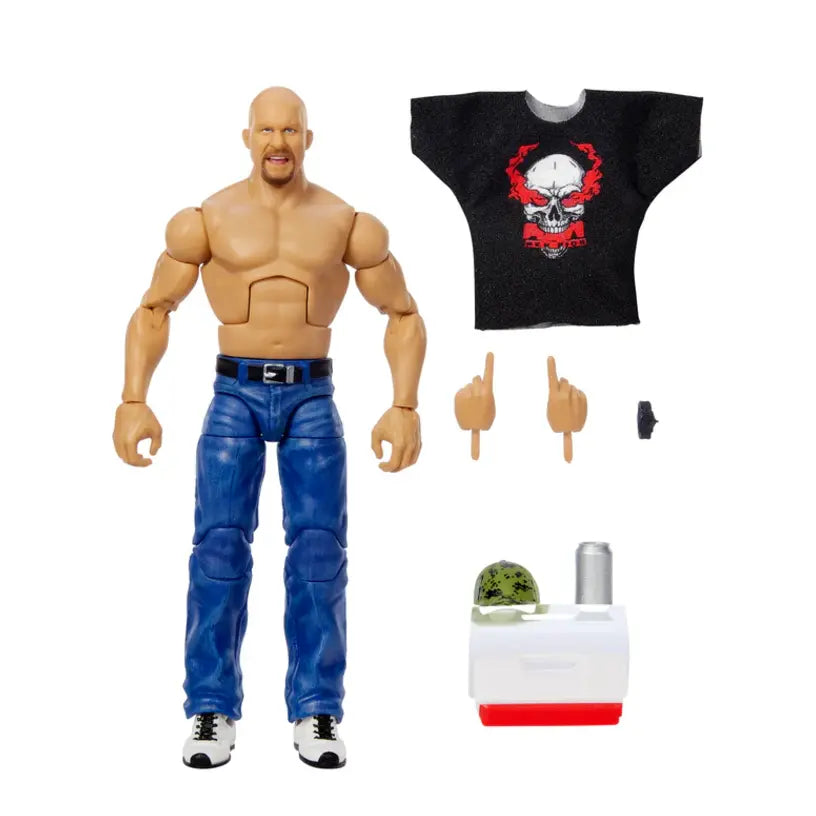 Stone Cold Steve Austin Netflix - Wwe Elite Top Picks 2025 Wave 2 Figure