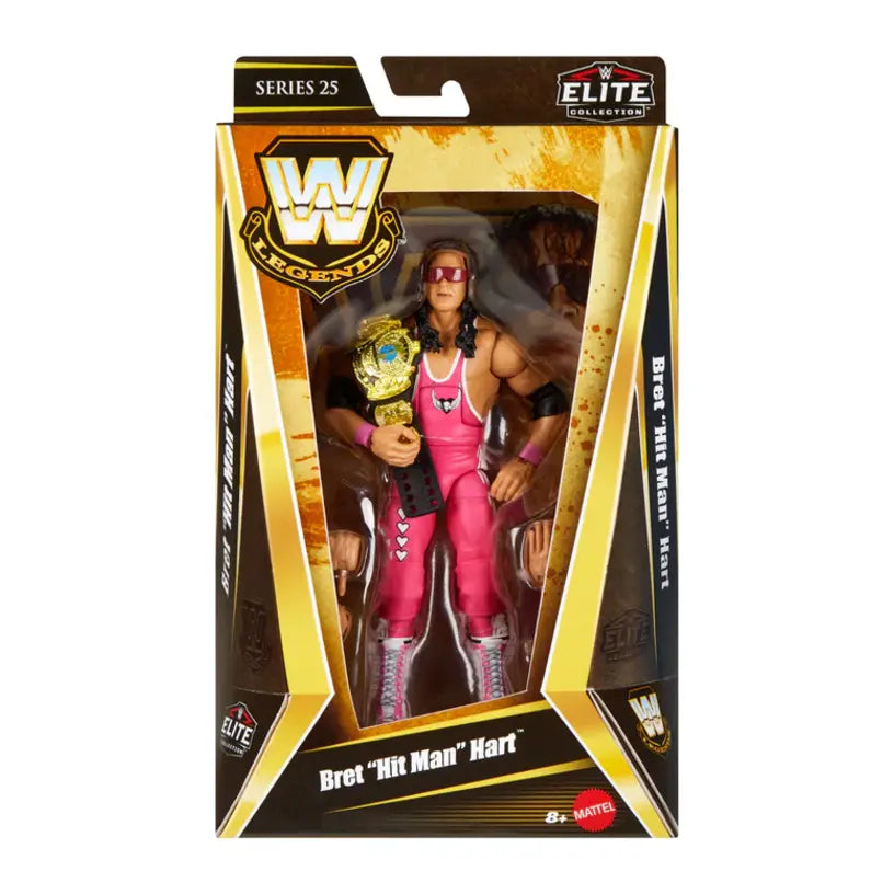 Bret The Hit Man Hart - Wwe Elite Legends 25 Figure
