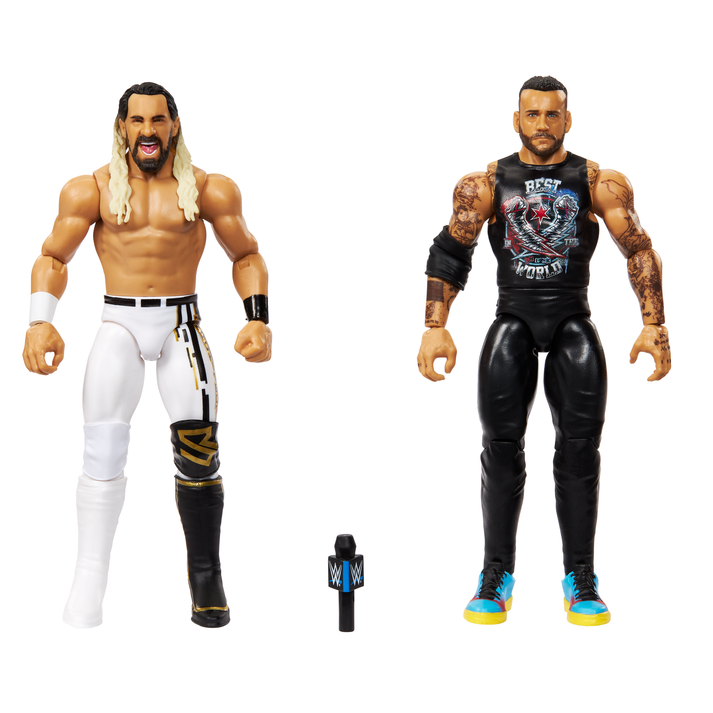 Cm Punk Vs Seth Rollins - Wwe Basic Championship Showdown Series 23