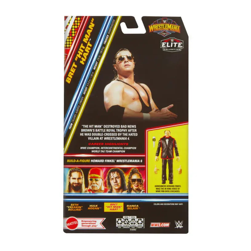 Bret Hart - Wwe Elite Wrestlemania 41 Figure