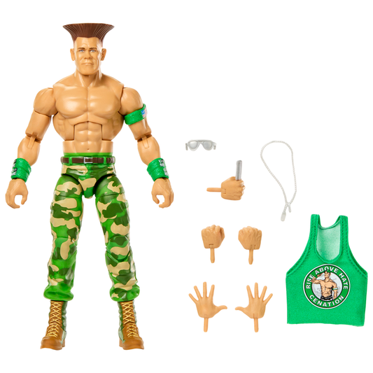 John Cena As Guile - Wwe X Street Fighter Elite Collection Series 2