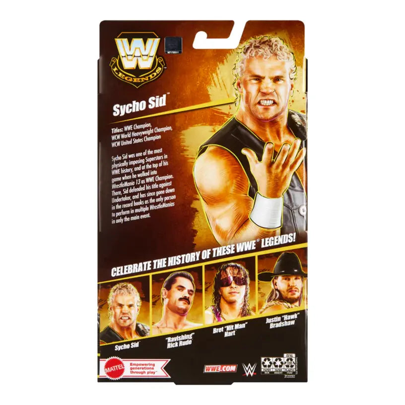 Sycho Sid - Wwe Elite Legends 25 Figure