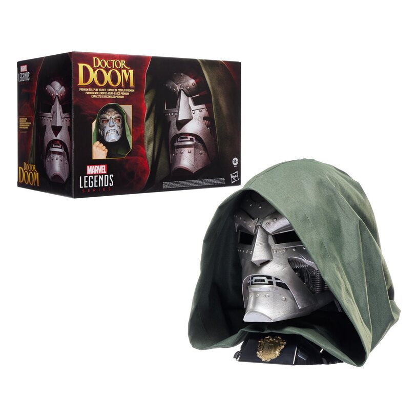 Fantastic Four Marvel Legends Doctor Doom Premium Roleplay Helmet Prop Replica