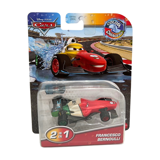 Disney Cars Color Changers Francesco Bernoulli Vehicle - packaged red colour view