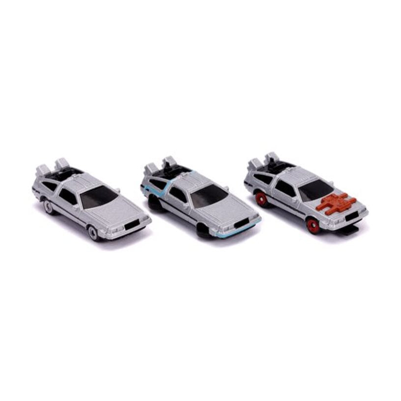Back To The Future Nano Hollywood Rides Vehicle 3-Pack