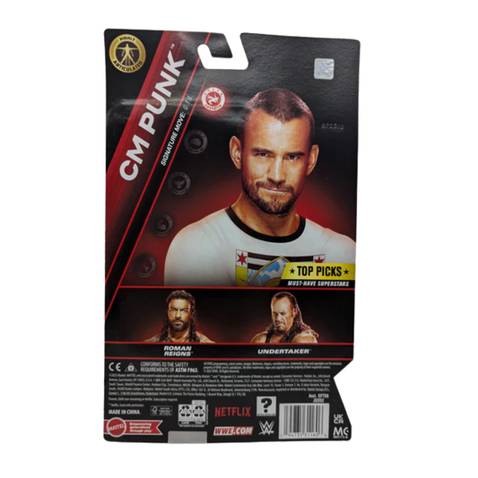 Cm Punk Netflix - Wwe Basic Top Picks 2025 Figure