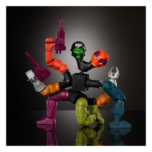 Masters Of The Universe Origins Multi Evil Robot With Weapons & 43 Modular Parts