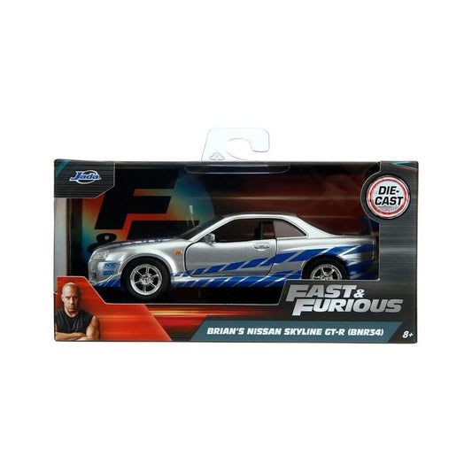 Fast & Furious - 1:32 2002 Nissan Skyline Gtr R34 Sv Diecast Vehicle