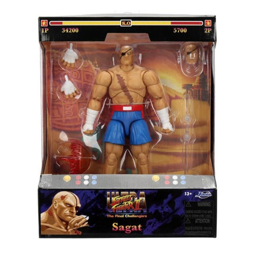 Ultra Street Fighter II Sagat Deluxe 6-Inch Scale Figure