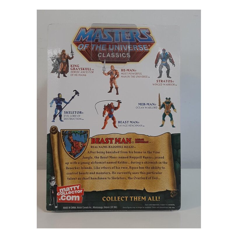 Beast Man - Masters Of The Universe Classics 2008 Shelf Wears