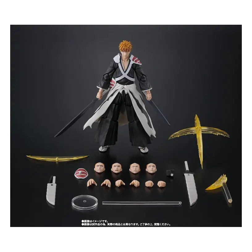 Bleash S.H.Figuarts Ichigo Kurosaki Dual Zangetsu Figure