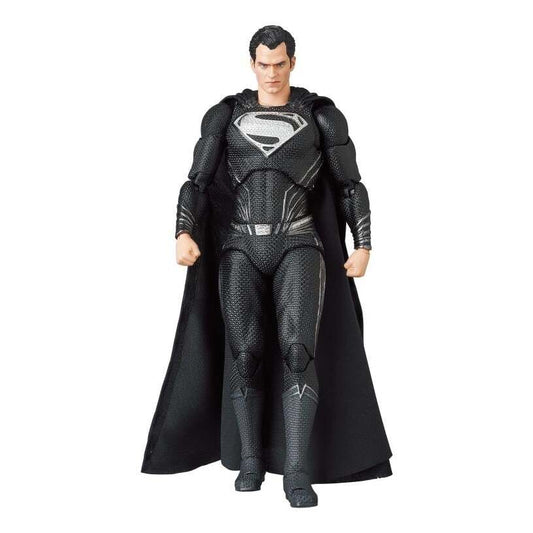 Zack Snyder'S Justice League Mafex No.174 Superman (Black Suit) Action Figure