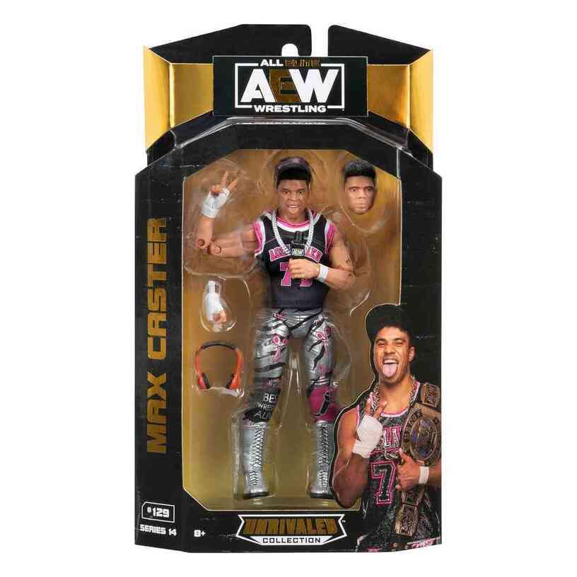 Max Caster - AEW Unrivaled Series 14 Action Figure