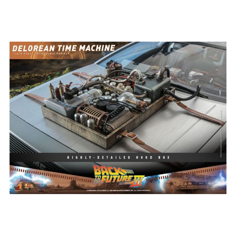 Back To The Future Part Iii – Delorean Time Machine 1:6 Scale Vehicle