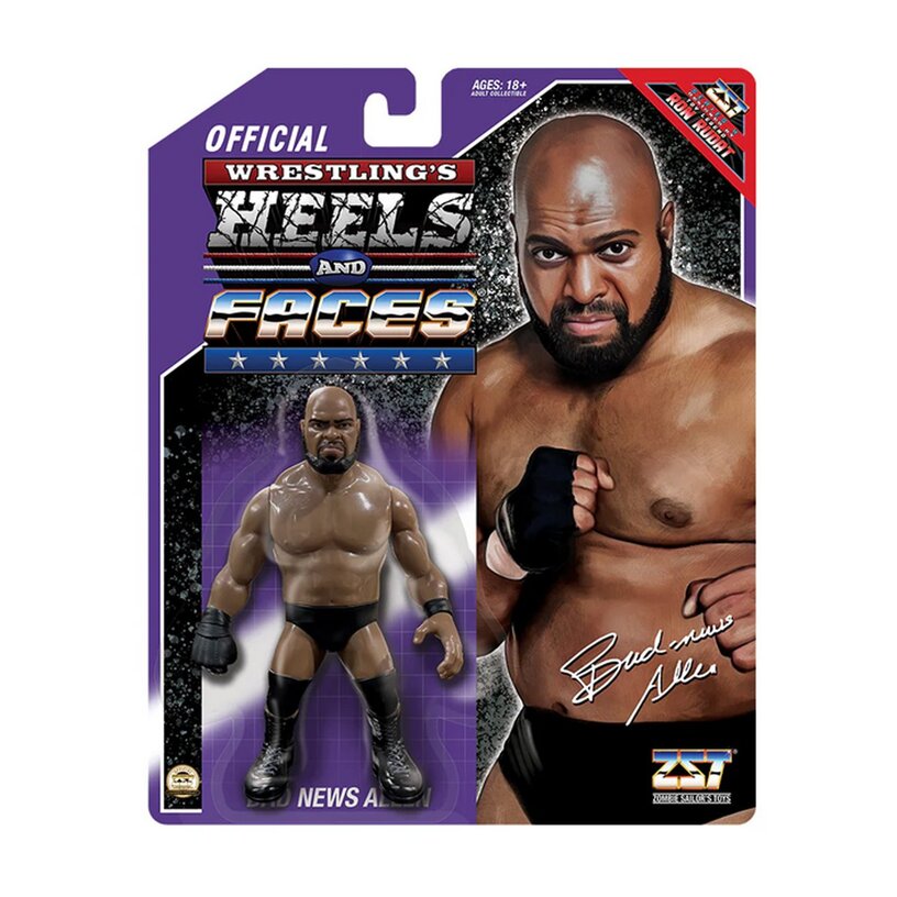 Bad News Allen Wrestling Heels & Faces S4 4.5-Inch Action Figure