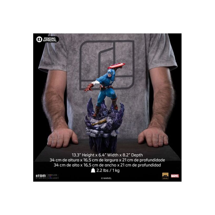 Captain America – Captain America Deluxe 1:10 Scale Statue