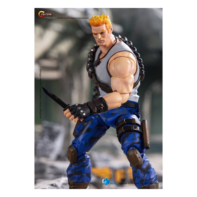 Contra: Operation Galuga Bill Rizer Exquisite Basic 1:12 Action Figure