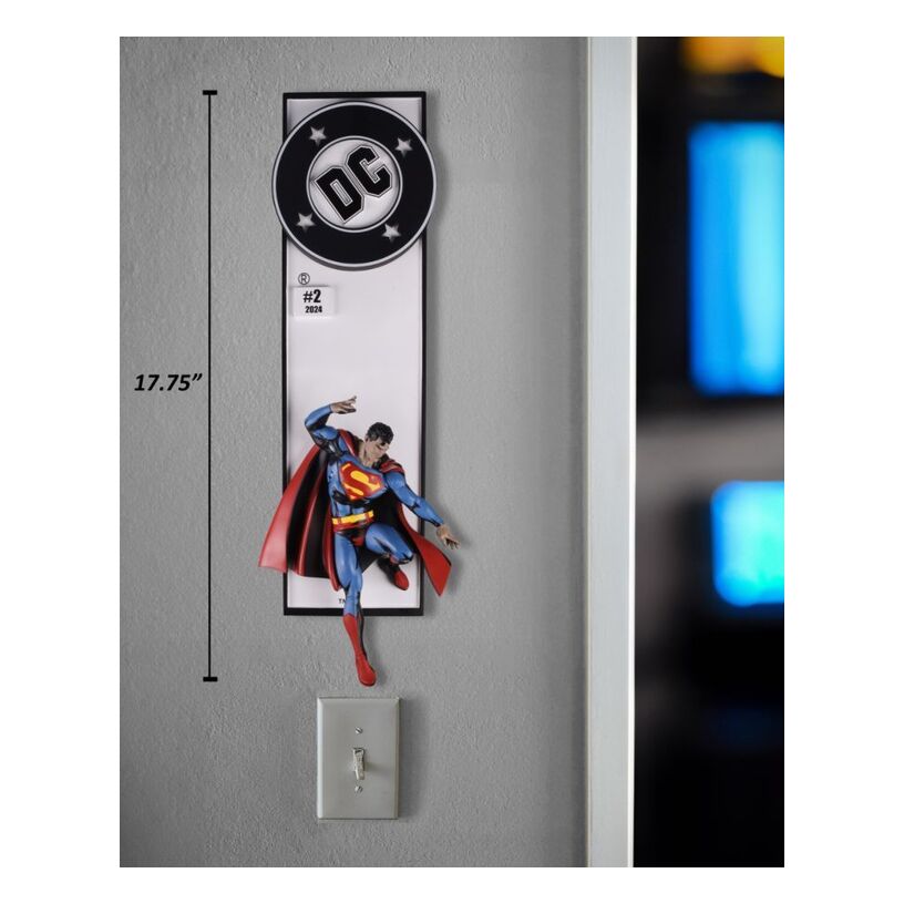 Dc Comics – Superman Comic Corner Box 1:10 Scale Resin Wall...