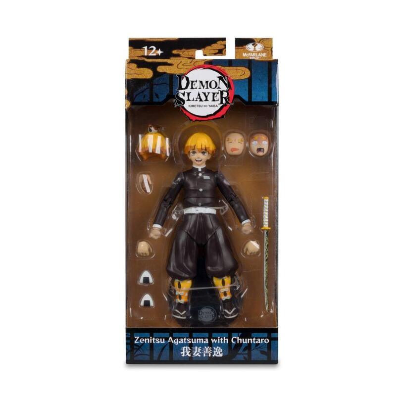 Demon Slayer – Zenitsu Agatsuma With Chuntaro Figure