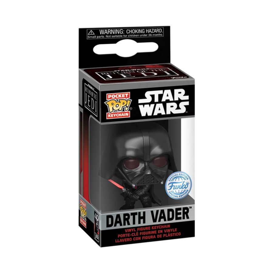 Star Wars: Return Of The Jedi 40Th Anniversary -Darth Vader Us Exc Pop! Keychain