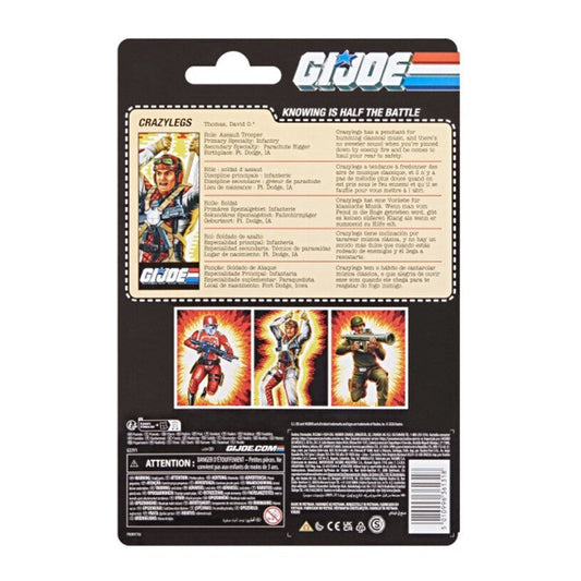 G.I. Joe Classified Series Retro Cardback David Crazylegs Thomas