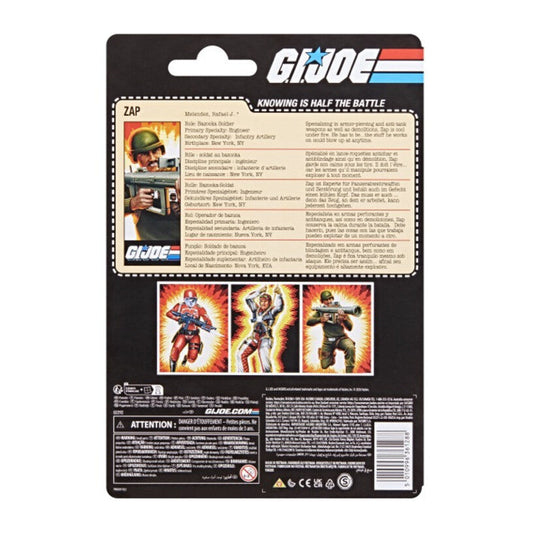 G.I. Joe Classified Series Retro Cardback Rafael Zap Melendez