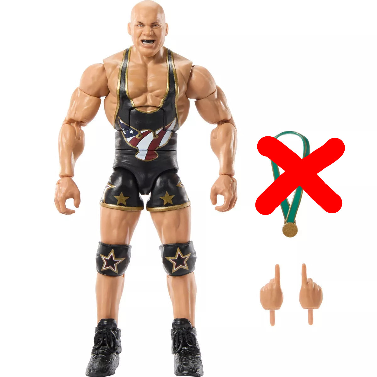 Kurt Angle - Wwe Elite Legends Series 26 - NO MEDAL