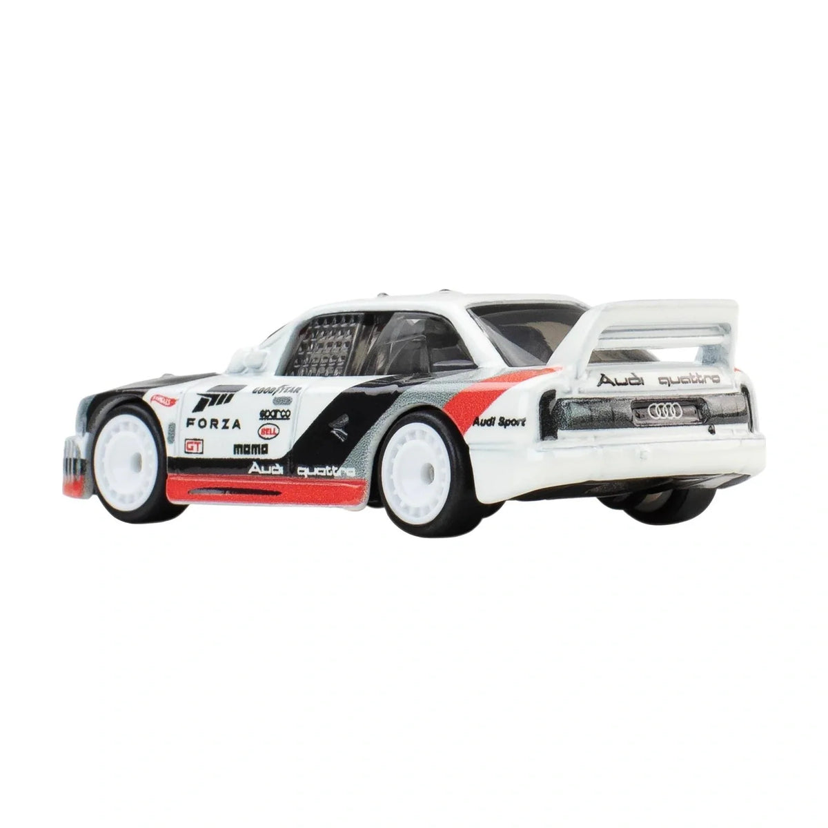 Audi 90 Quattro Forza - Hot Wheels Premium Pop Culture 1:64 - Complete unboxed Audi 90 Quattro, rear three-quarter view