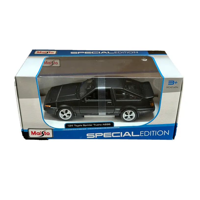 Maisto 1:24 Toyota Sprinter Trueno Ae86 (Matte Black)