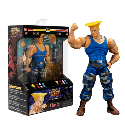 Street Fighter Ii - Guile (Player 2) 6" Figure