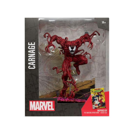 Marvel - Carnage "The Amazing Spider-Man #362" 1:10 Scale Posed Figure
