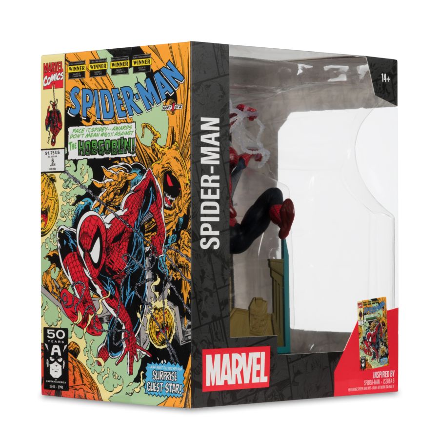 Marvel Comics - Spiderman (Spider-Man 6) 1:10 Scale Collectible With Scene