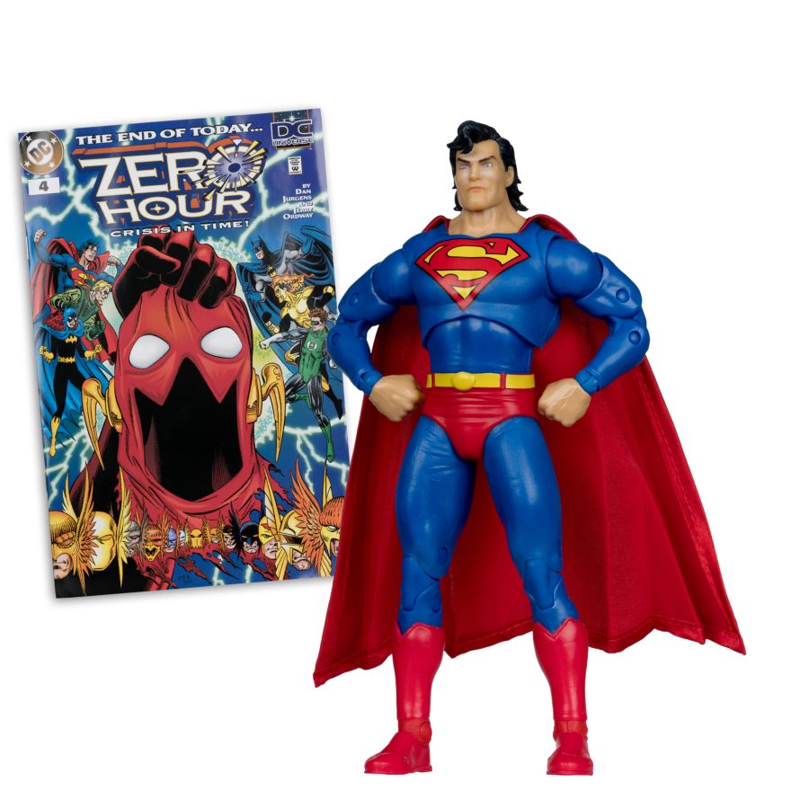 Dc Direct - Superman (Zero Hour) Page Punchers 7 " Figure With Comic