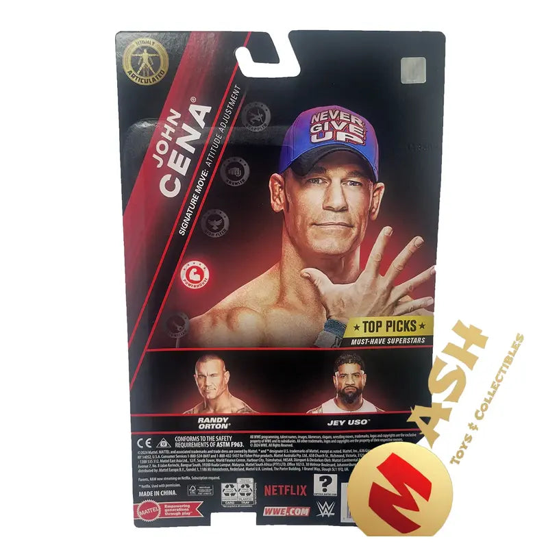 John Cena Netflix - Wwe Basic Top Picks 2025 Figure