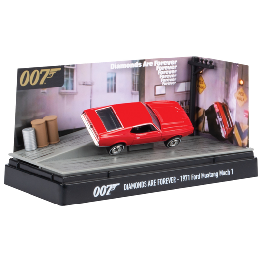James Bond - Diamonds Are Forever (1971 Ford Mustang Mach I ) 3" Diorama Set