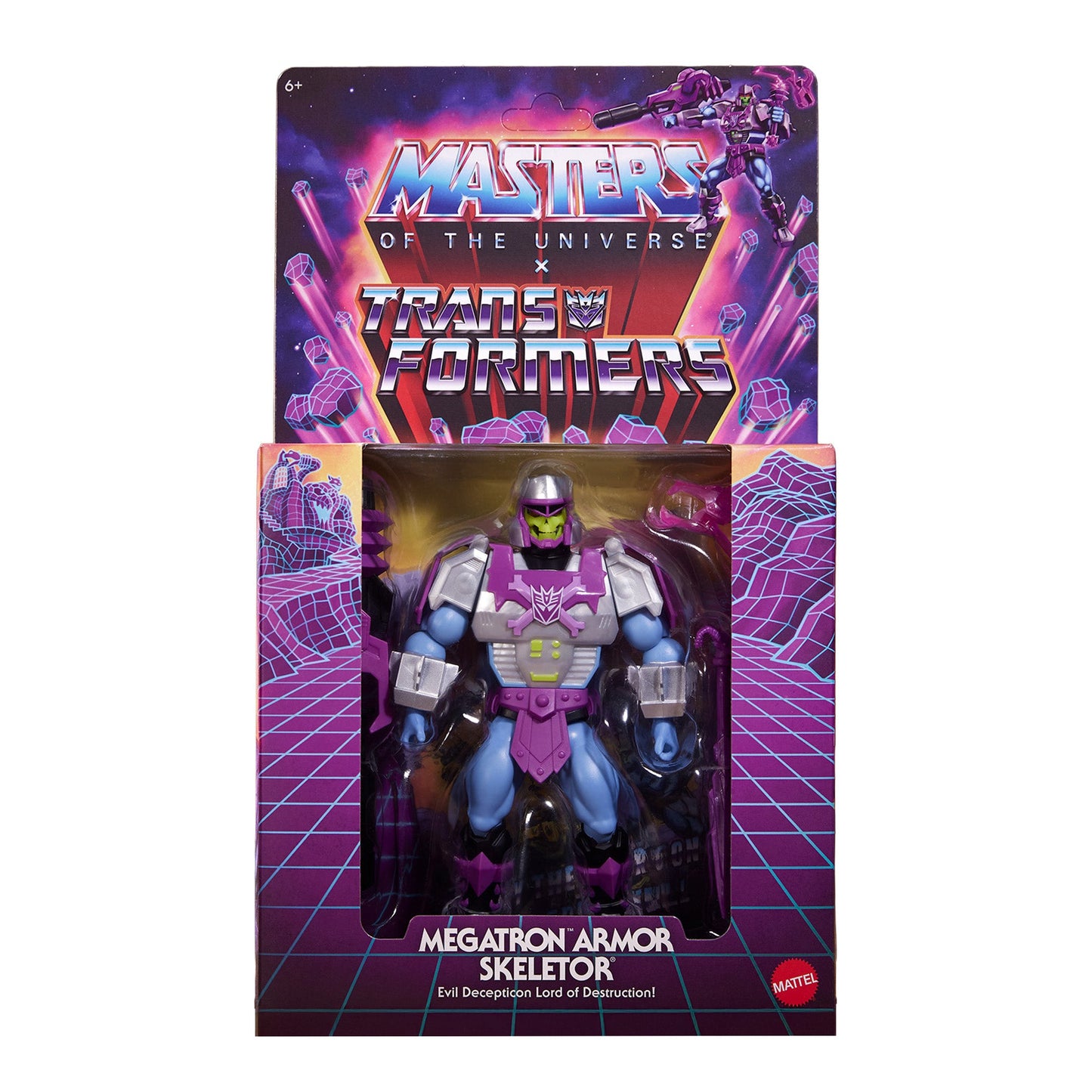 Megatron Armor Skeletor - Masters Of The Universe X Transformers