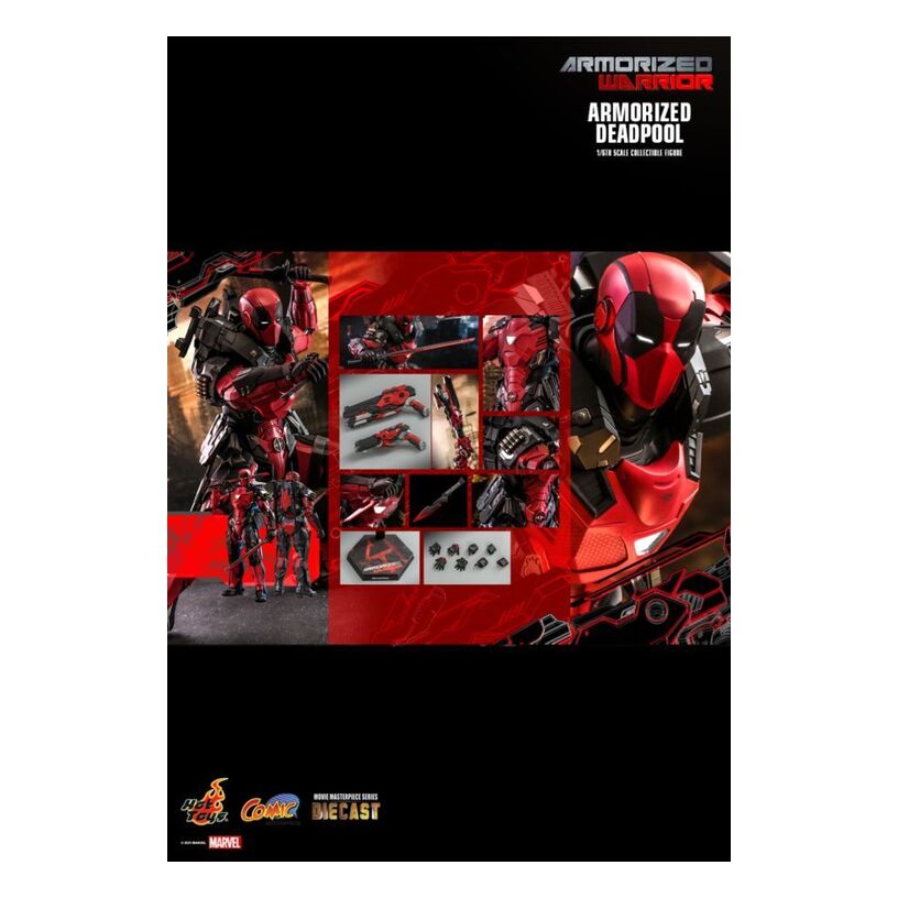 Marvel Comics – Armorized Deadpool 1:6 Scale Collectable Act...