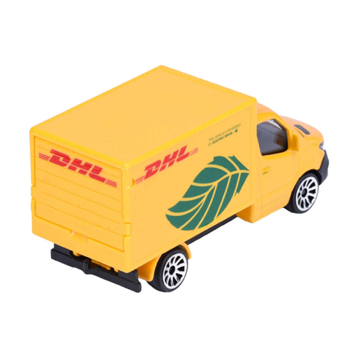 Mercedes-Benz Sprinter DHL Delivery Truck - Majorette City Premium - Complete unboxed model, rear view