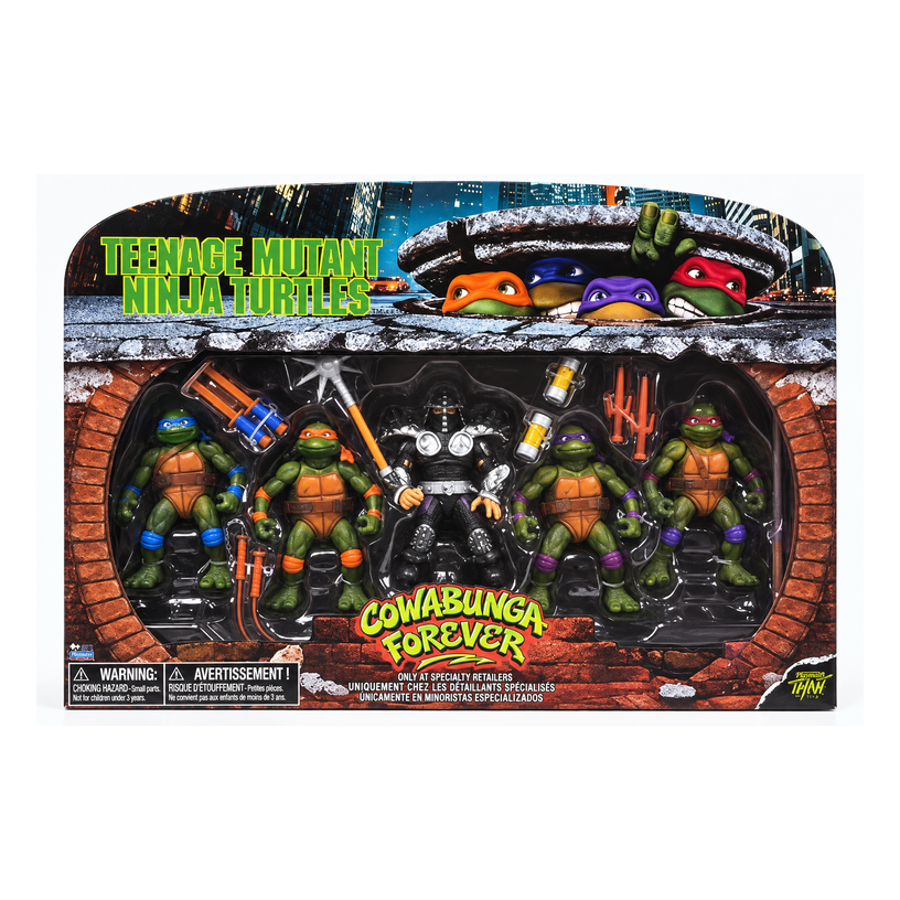 Playmates Toys Tmnt Cowabunga Forever 90S 5-Pack