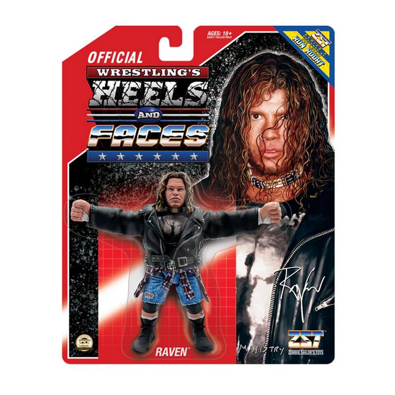 Raven Wrestling Heels & Faces S2 4.5-Inch Action Figure