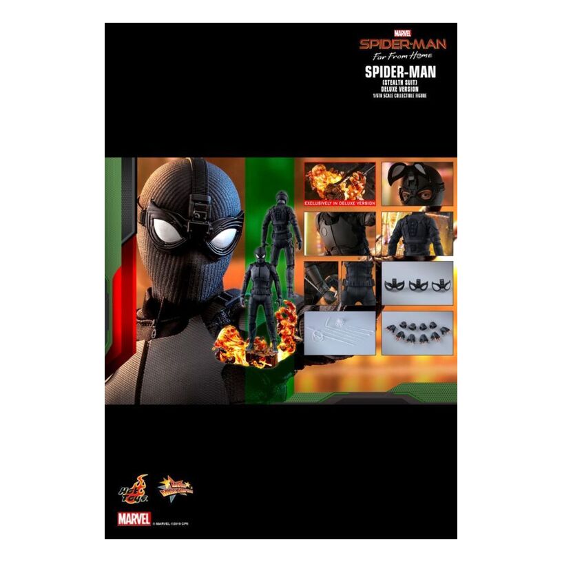 Spider-Man: Far From Home – Stealth Suit Deluxe 12″ 1:6 Scal...
