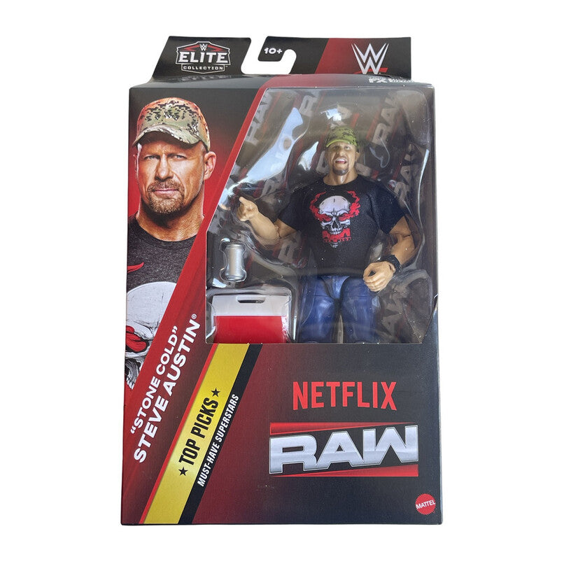 Stone Cold Steve Austin Netflix - Wwe Elite Top Picks 2025 Wave 2 Figure