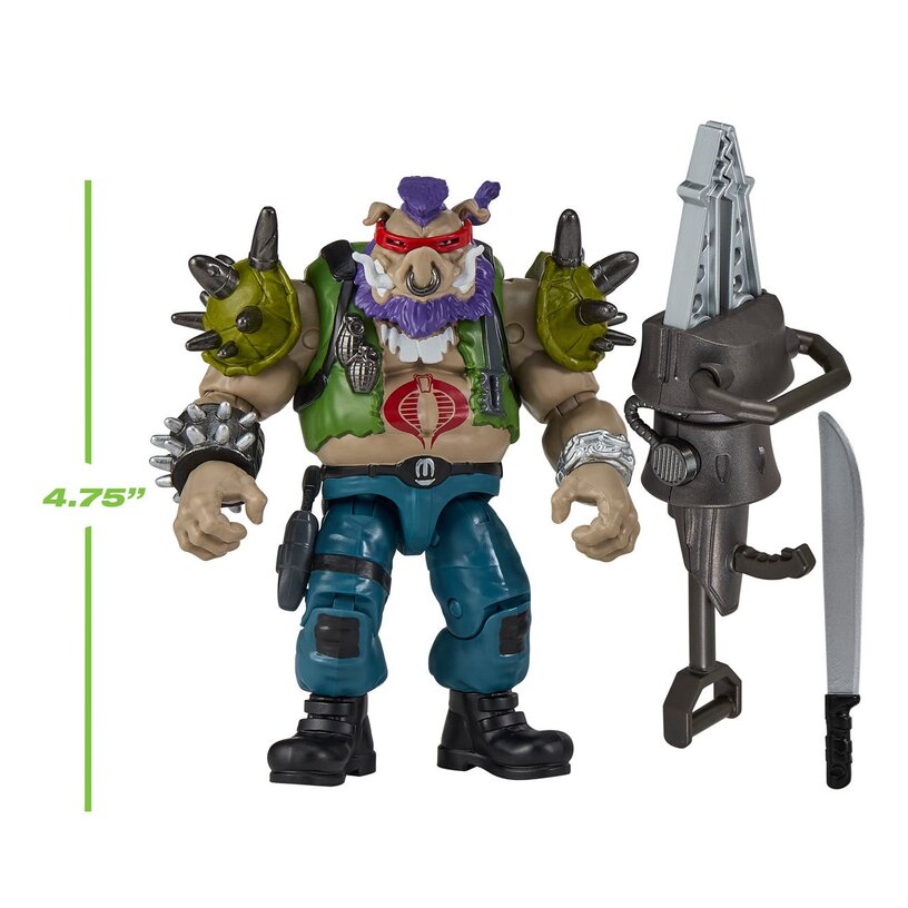 Teenage Mutant Ninja Turtles X G.I. Joe Bebop X Ripper Action Figure