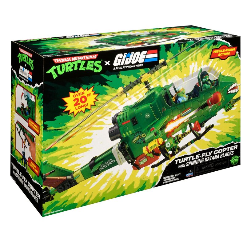 Teenage Mutant Ninja Turtles X G.I. Joe Mobile Strike Force Assault Copter